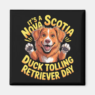 Imán Es Camiseta Nova Scotia Duck Tolling Retriever
