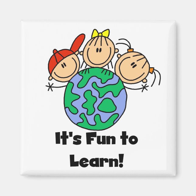 Imán Es divertido aprender (Frente)