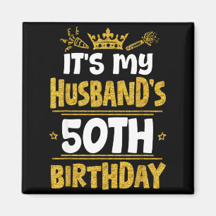 Imán Es el 50 cumpleaños de mi feliz esposo 1975