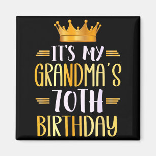 Imán Es el 70 cumpleaños de mi abuela Feliz 70 años _