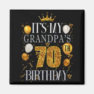 Imán Es el 70 cumpleaños de mi abuelo Feliz cumpleaños