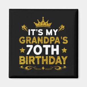 Imán Es el 70 cumpleaños de mi abuelo Feliz cumpleaños 