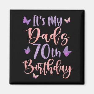 Imán Es el 70 cumpleaños de mi papá Mariposa Feliz 70 a