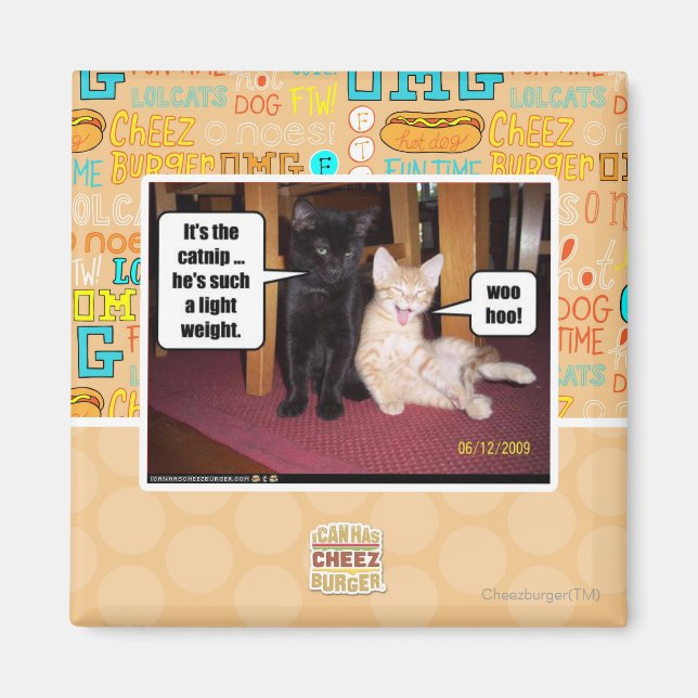 Imán Es el catnip (Frente)