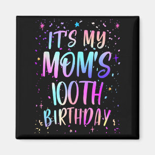 Imán Es el cumpleaños número 100 de mi mamá Colorido Fe