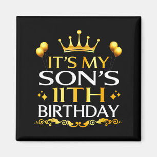 Imán Es el cumpleaños número 11 de mi hijo Feliz Cumple