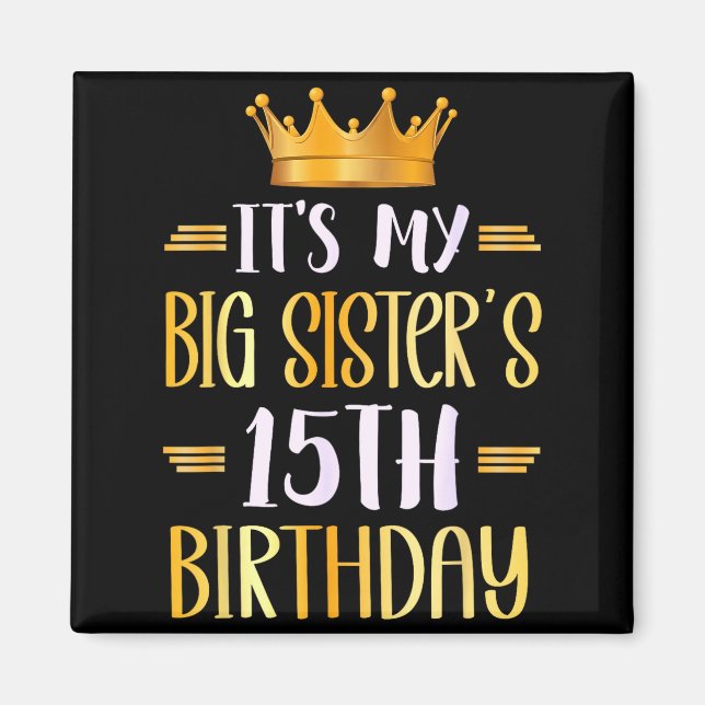 Imán Es el cumpleaños número 15 de mi hermana mayor Fel (Frente)