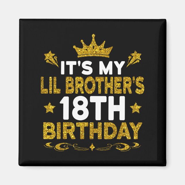 Imán Es el cumpleaños número 18 de mi hermano menor Fel (Frente)