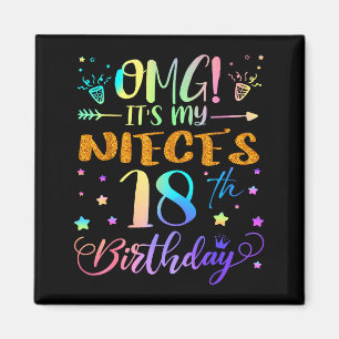 Imán Es el cumpleaños número 18 de mi sobrina Dulces 18
