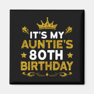 Imán Es el cumpleaños número 80 de mi tía Feliz cumplea