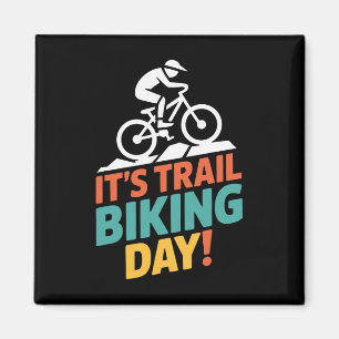 Imán Es el día del ciclismo de sendero Ciclista de bici