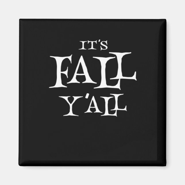 Imán Es el estilo creativo del otoño (Frente)