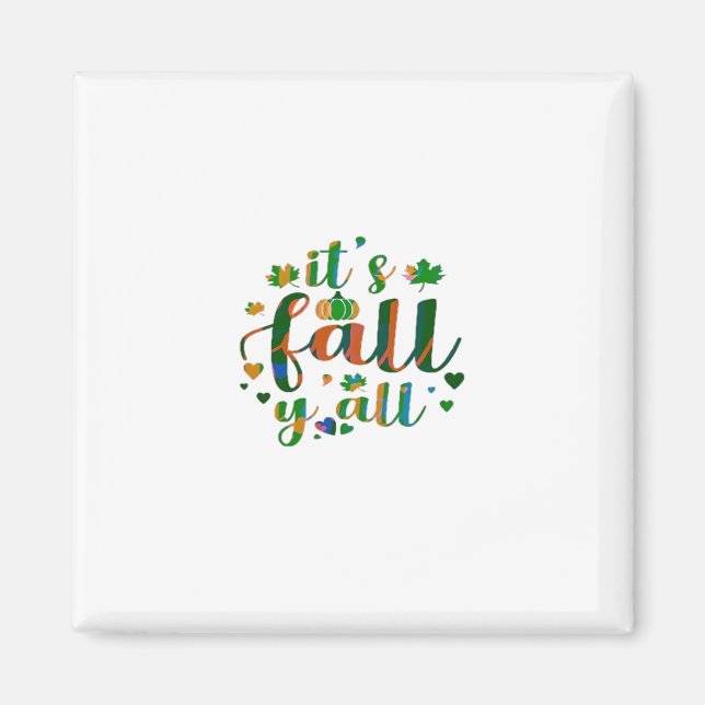 Imán Es el estilo gráfico del otoño (Frente)