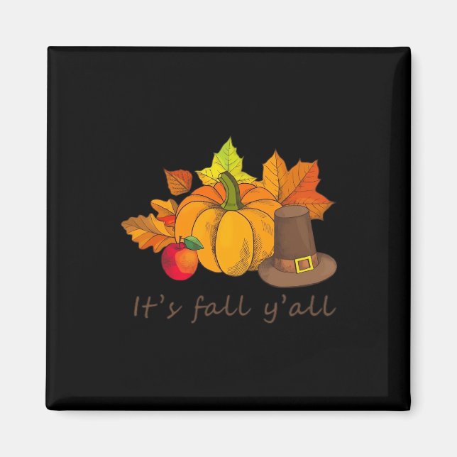 Imán Es el estilo retro del otoño (Frente)