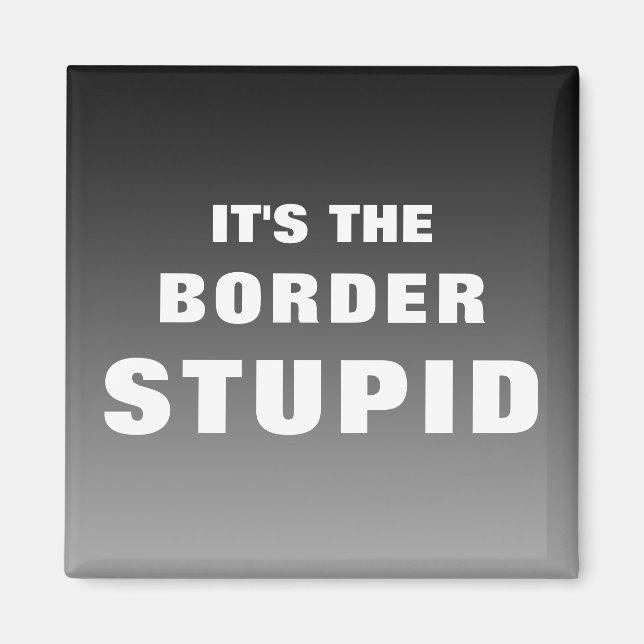 Imán Es el estúpido borde (Frente)