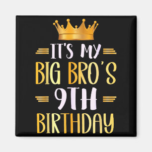Imán Es el noveno cumpleaños de mi hermano mayor Feliz