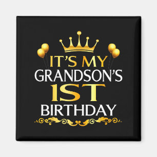 Imán Es el primer cumpleaños de mi nieto Feliz cumpleañ