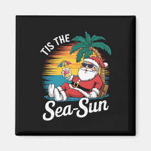 Imán Es El Sol Del Mar Santa Playa Navidad En Julio