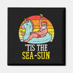 Imán Es El Sol Del Mar Santa Unicornio Flota Verano Nav
