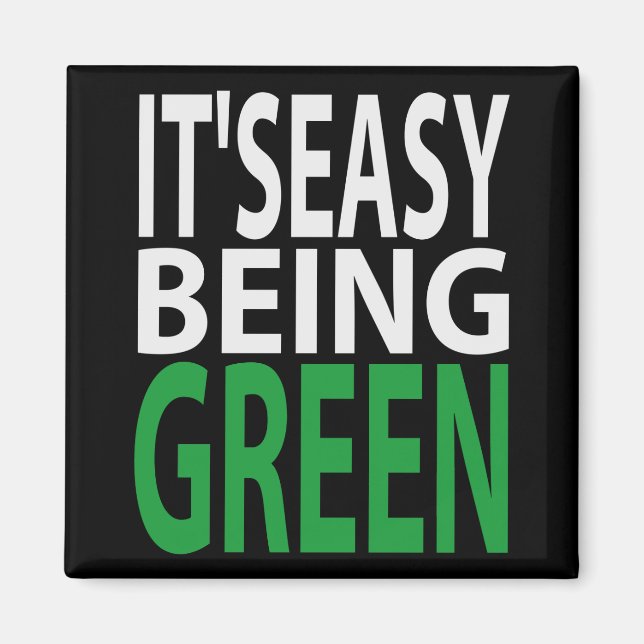 IMÁN ES FÁCIL SER VERDE (Frente)