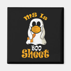 Imán ¿Es Fantasma De Hoja De Boo En Máscara Esclerosis