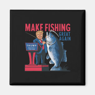 Imán Es gracioso hacer que la pesca sea grande otra vez