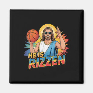 Imán Es Gracioso Que Sea Rizzen Jesus Shirt Baloncesto 