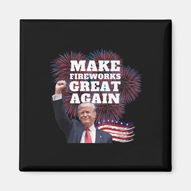 Imán Es gracioso que Trump haga los fuegos artificiales (Frente)
