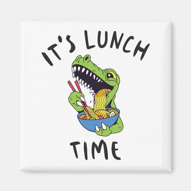 Imán Es hora de comer (Frente)