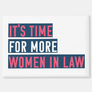 Imán Es hora de más mujeres en el derecho