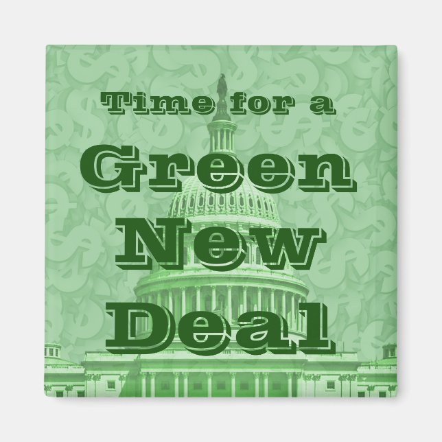 Imán Es hora de un nuevo acuerdo verde (Frente)