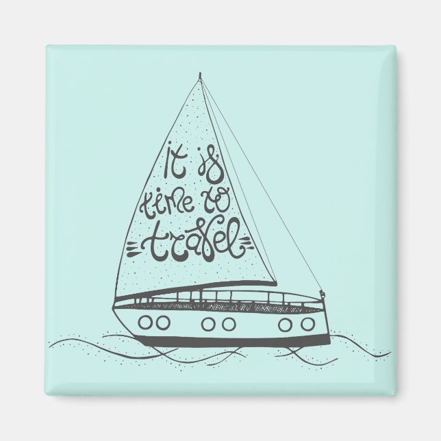 Imán Es Hora De Viajar (Frente)