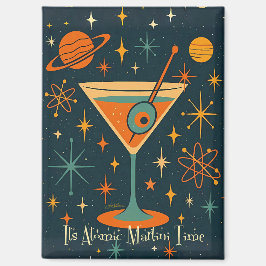 Imán Es hora del Martini Atómico Estrellas Cósmicas