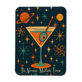 Imán Es hora del Martini Atómico Estrellas Cósmicas