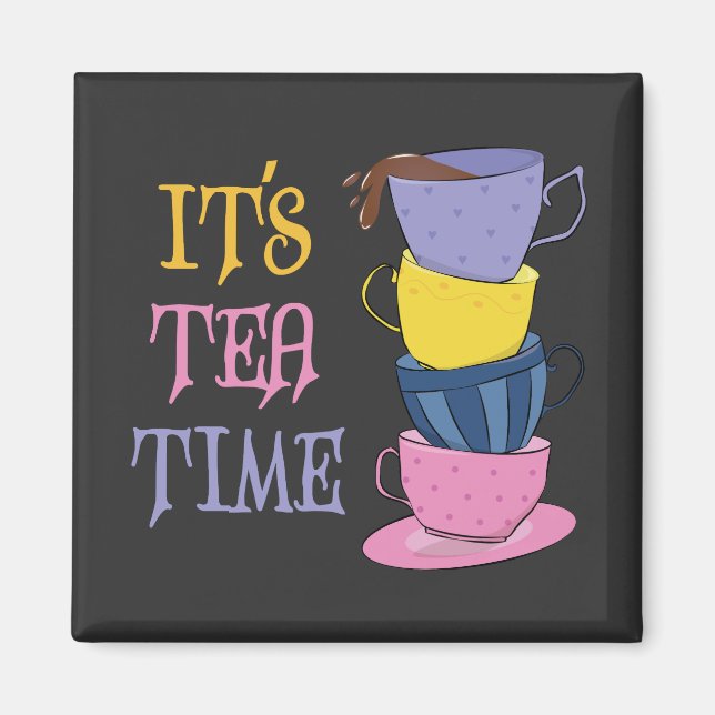 Imán Es hora del té - Tea Lover (Frente)