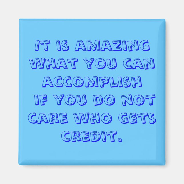 Imán Es increíble. (Frente)