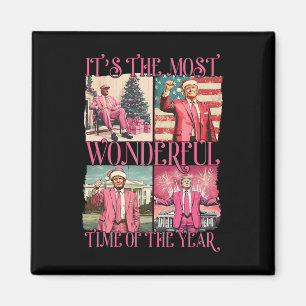 Imán Es la época más maravillosa del año que Trump Chr