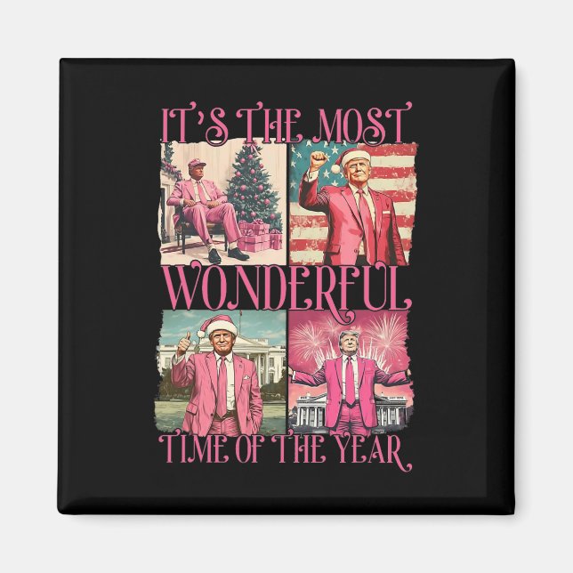 Imán Es la época más maravillosa del año que Trump Chr (Frente)