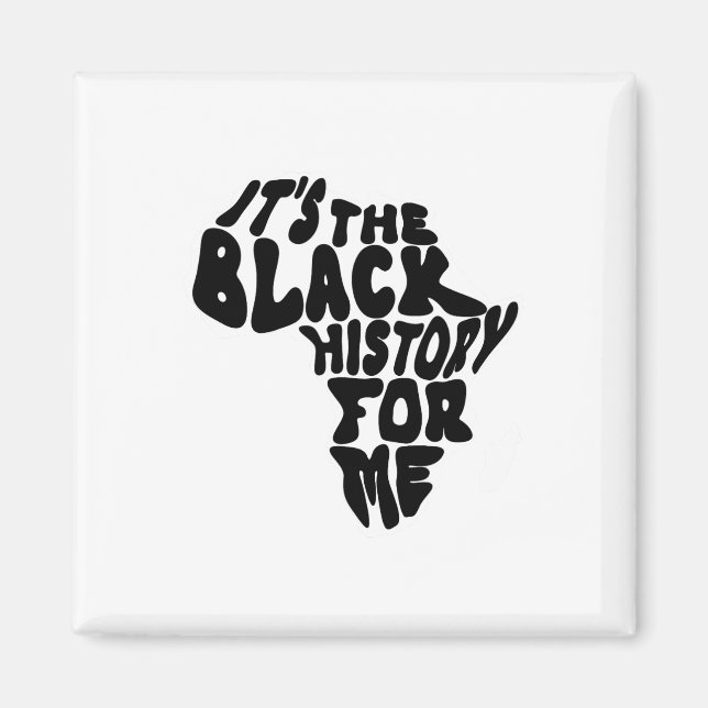 Imán Es la historia negra para mí Mes de la historia ne (Frente)