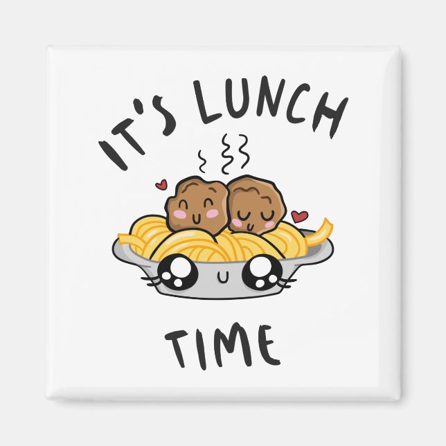 Imán Es la hora del almuerzo (Frente)