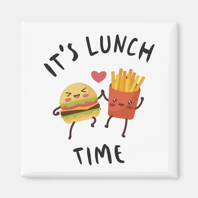 Imán Es la hora del almuerzo (Frente)