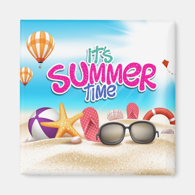 Imán Es la hora del verano (Frente)