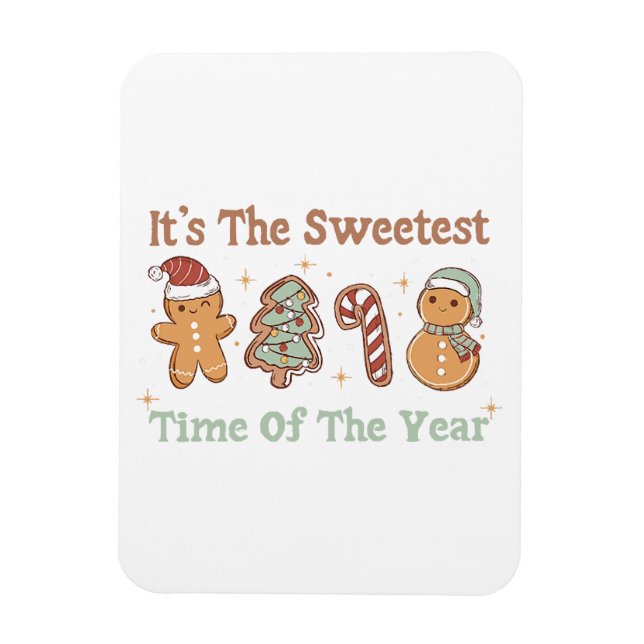 Imán Es la mejor época del año de divertidas navidades (Vertical)