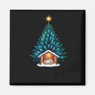 Imán Es La Razón Bebé Jesús Pesebre Natividad Navidad