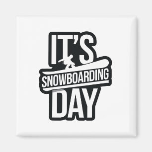 Imán Es la ropa de Snowboard para nieve