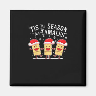 Imán Es la temporada de tamales Navidad comida mexicana