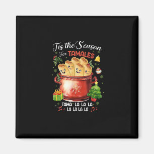 Imán Es la temporada de tamales Navidad comida mexicana