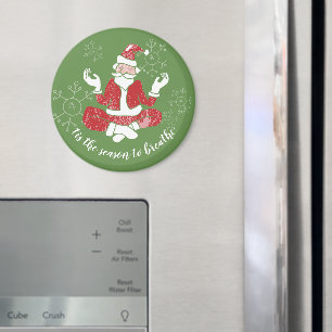 Imán Es la temporada para respirar Yoga Santa