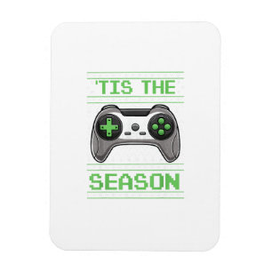 Imán Es La Temporada Videojuegos Navidad Xmas Jugador