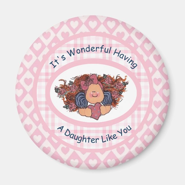 Imán Es maravilloso tener una hija como tú (Frente)